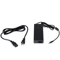 24 VDC 5A Switching Power Supply with 2.5 x 5.5mm Tip + Plug and Grounded AC Cable